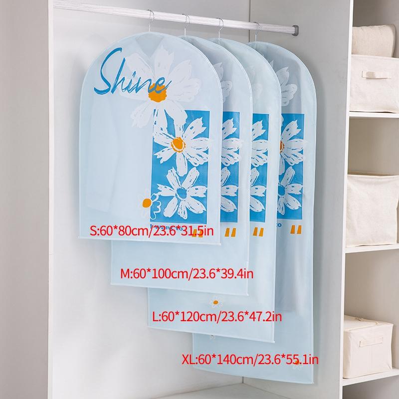 Dustproof Clothing Covers Damp-proof Garment Bags Clothes Dust Cover Suit Dress Protector Dressing Room Hanging Closet Organizer