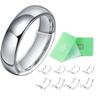 8 Sizes Silicone Ring Size Reducer Adjuster Ring Sizer Fit Any Rings