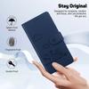 Cute Cat RFID BLOCKING Leather Case for Nokia XR21/G42/C12/C22/C32/G22/C31/X30/G60 Kickstand Wallet Card Slots Cover for Nokia C21 G11 Plus G300 G11