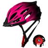 Unisex Cycling Helmet with Light Bike Ultralight Helmet Intergrally-molded Mountain Road Bike Bicycle MTB Helmet Safe Men Women