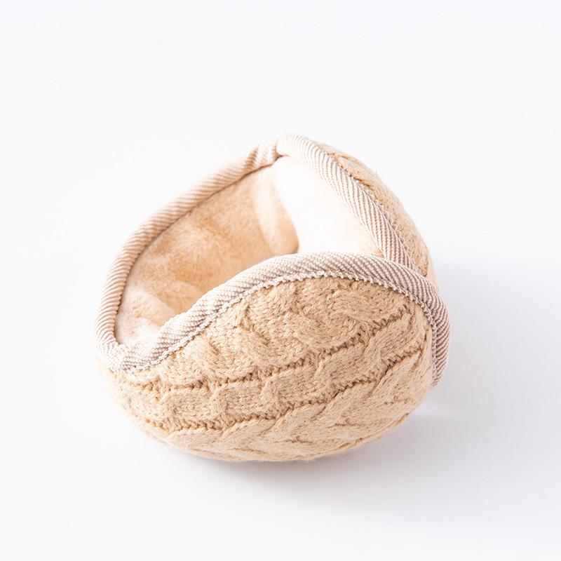 Унисекс теплые трикотажные наушники зимние уличные утеплители утолщенные плюшевые зимние теплые флисовые наушники уличные утеплители велосипедные наушники