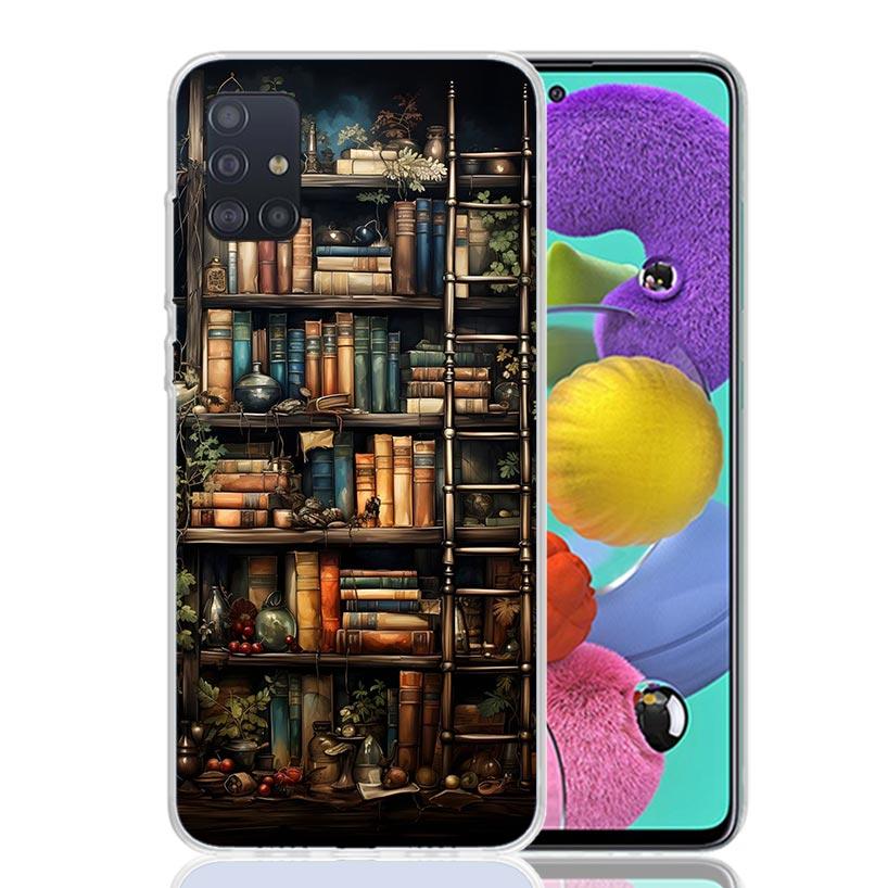 Иллюстрация «Читай книги» Чехол для телефона «Чтение» Для Samsung Galaxy A52 A32 A22 A12 A02S A50S A30S A51 A31 AA71 Note 20 Ultra 10 S10 P