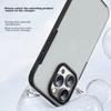 IPhone 15 Pro Case, Matte Armor Ultra-Thin Shockproof Protective Cover for Apple IPhone 15 Pro, Elegant Black