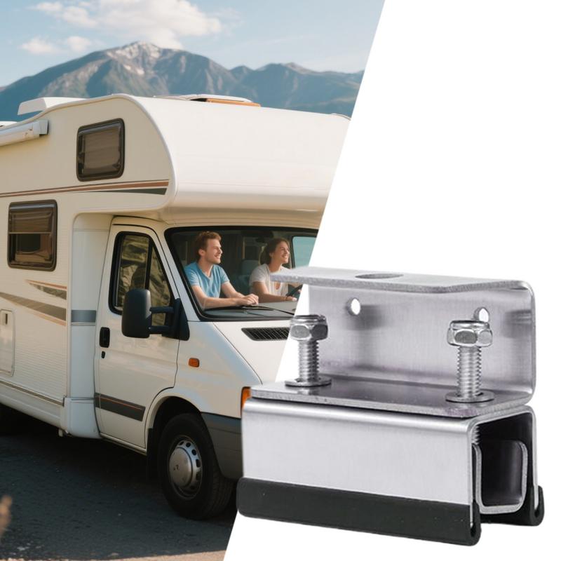 Кронштейны для крепления солнечных панелей для автодома 4X Кронштейны для солнечных панелей Фотоэлектрическая подставка из нержавеющей стали для кемпинга, прицепа, яхты, стены, лодки