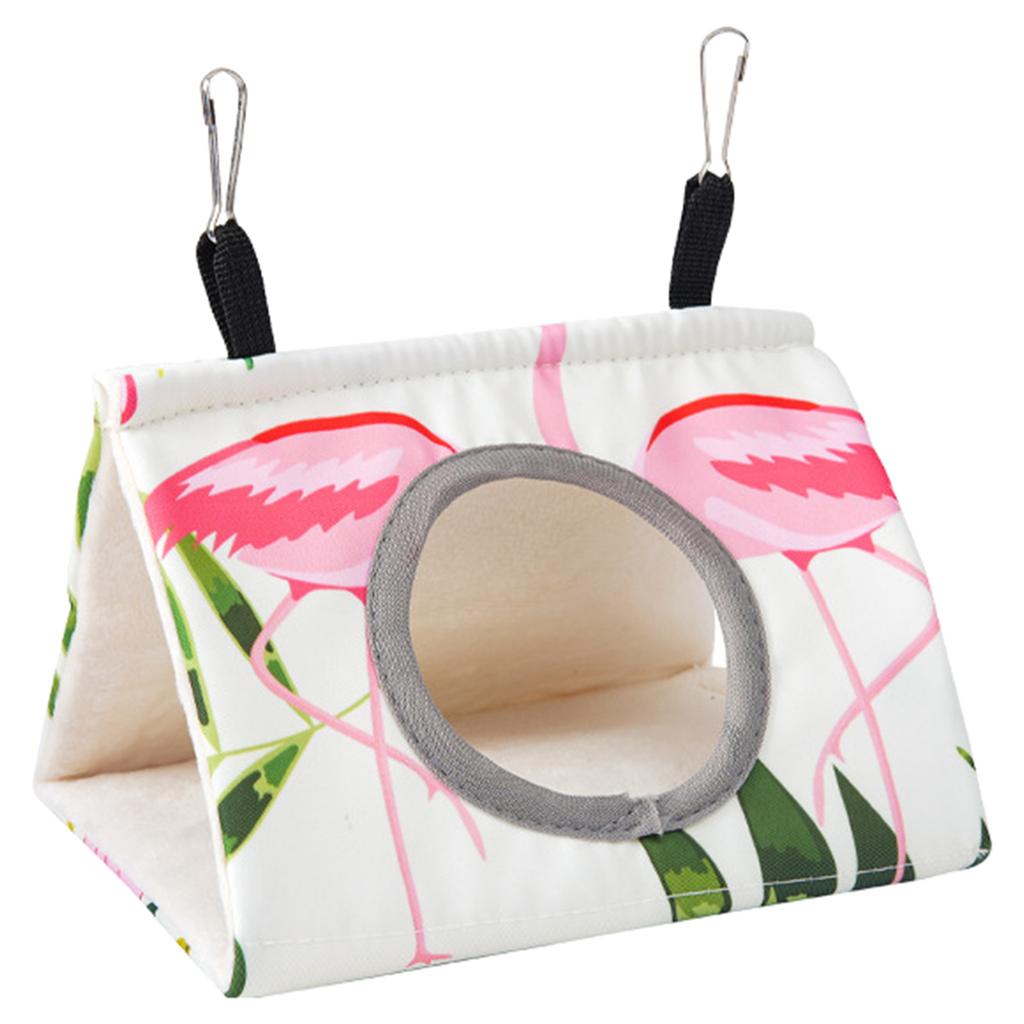 Зимнее Теплое Гнездо для Птиц Дом Попугай Подвесной Гамак Плюшевый Навес Хижина Клетка для Зябликов Птицы Укрытие Спальное Место Теплые Качели