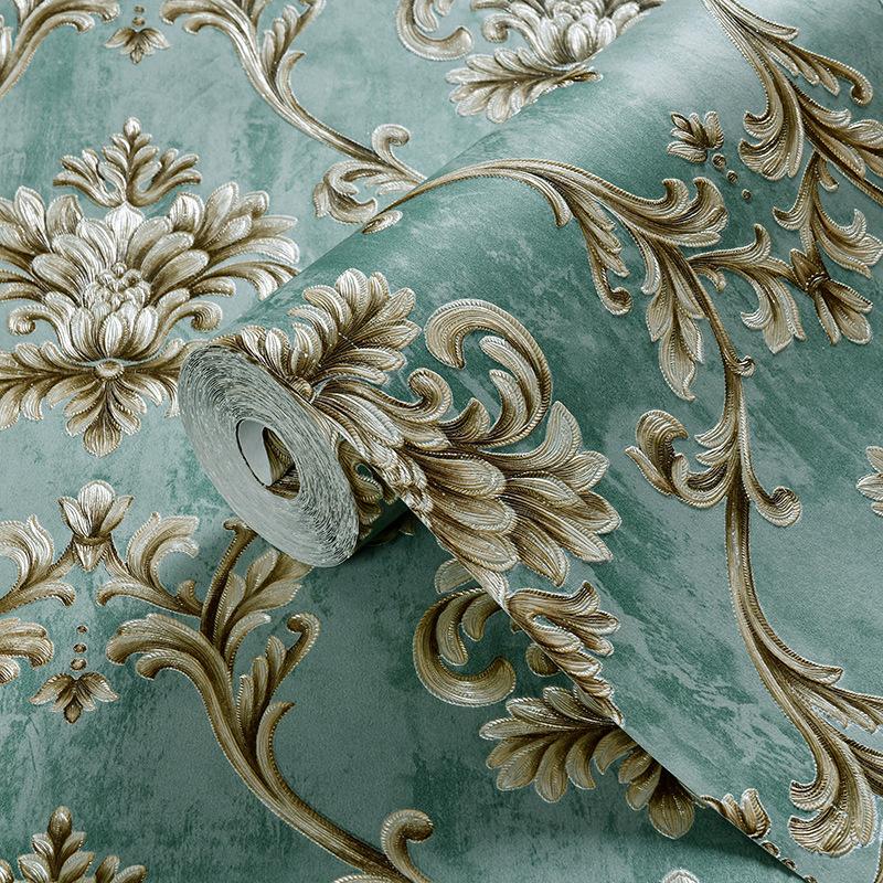 3D самоклеящиеся обои Ретро Дамаск утолщенные самоклеящиеся 3d стерео обои настенные съемные обои с цветочным принтом спальня