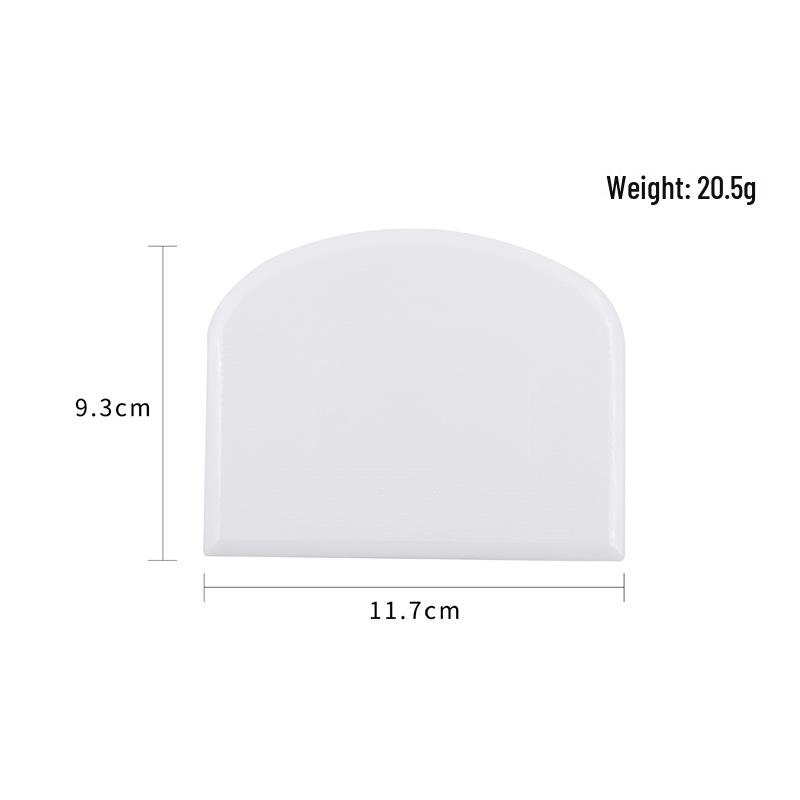 Скребок двойного назначения для мягкого теста: для тортов, крема и лапши.