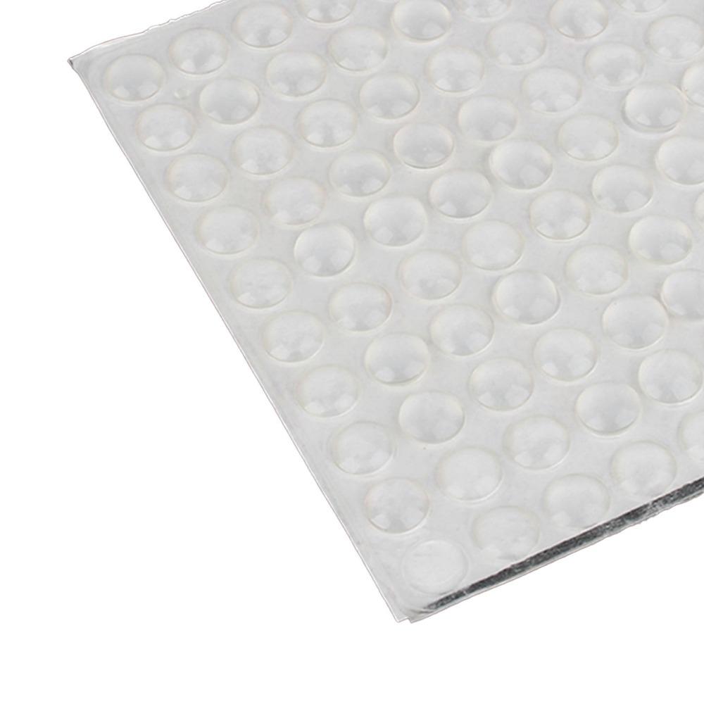200pcs Noise Reduction Self Adhesive Bumpers Rubber Furniture Pads For Kitchen Drawers