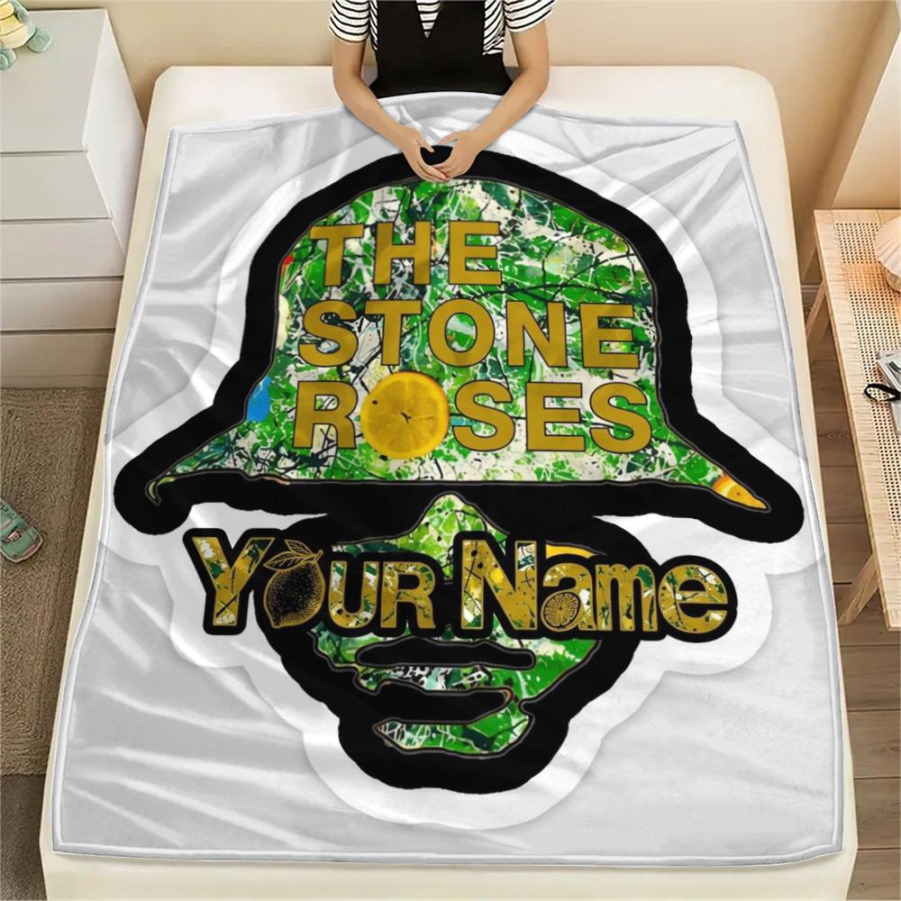 1PC Filmstrip Selfies Custom Name Patterned Flannel Blanket Suitable For All Seasons For Home Decor Warmth And Comfort Gifts Holiday Present