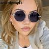 Vintage Octagon Punk Sunglasses Women  Luxury Brand Metal Frame Steampunk Polygon Sun Glasses For Ladies Fashion Eyewear