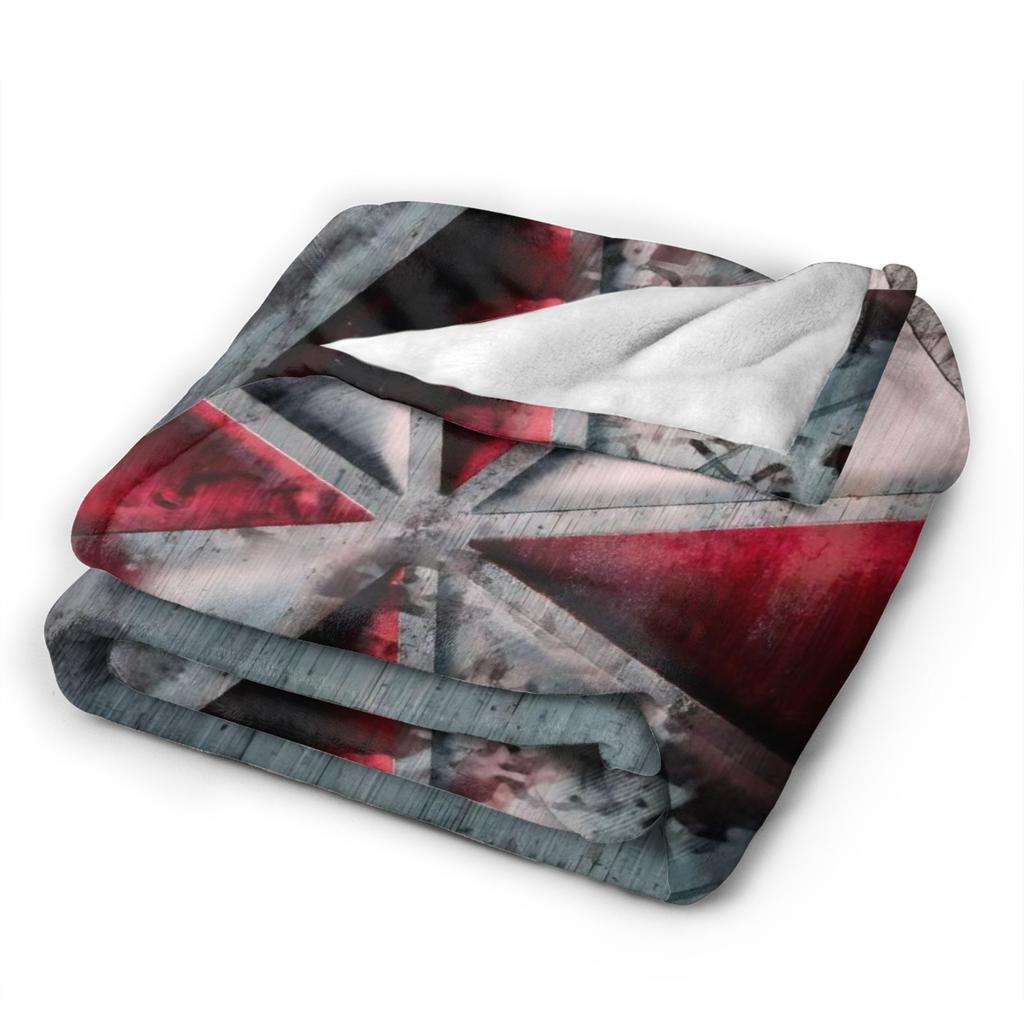 Resident Business Umbrella Corps Eviled Blankets Flannel Awesome Warm Throw Blankets for Bedspread Decoration