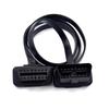 100 см 60 см Плоский Тонкий Как Лапша OBD2 OBDII OBD 16-контактный ELM327 Папа на Маму Угловой Удлинительный Кабель Разъем для Диагностического Сканера