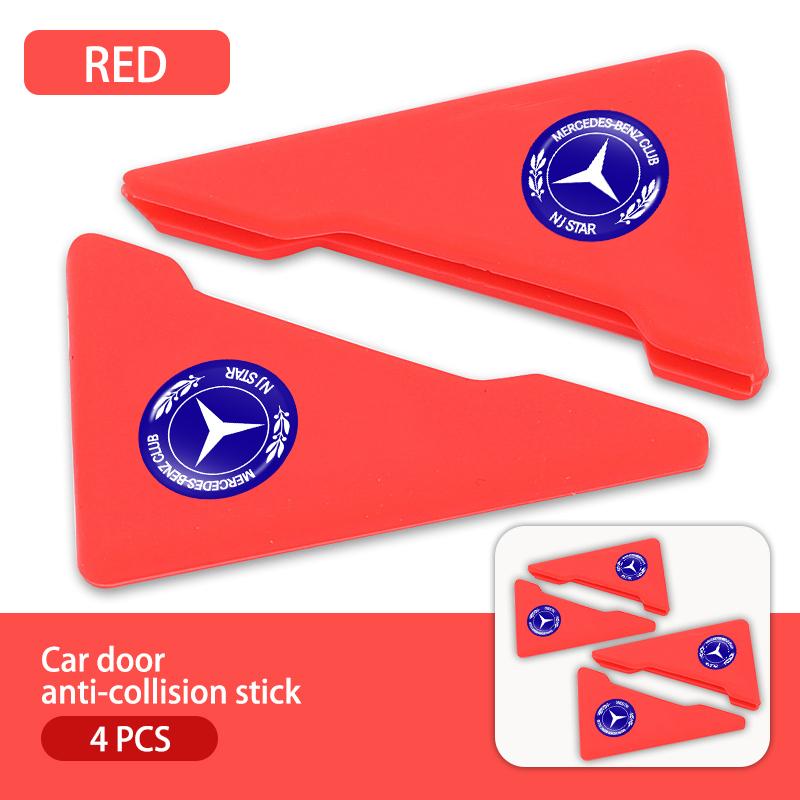 Car Door Corner Protective Anti-Collision Strip Silicon For Mercedes Benz C180 C300 W124 W176 W177 C200 C260 GLC CLE CLA AMG