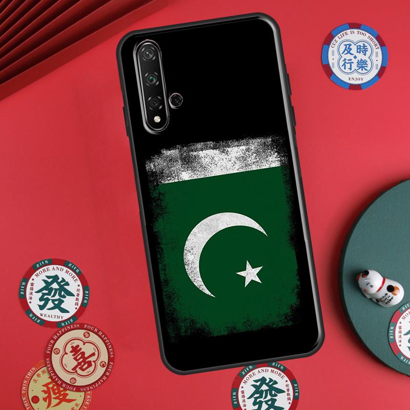 Флаг Пакистана Для Huawei P30 P20 P40 Lite P60 Pro Nova 5T 12s 12i 11i Y90 Y70 Y60 Y61 Y91 Y72 9 10 SE Чехол