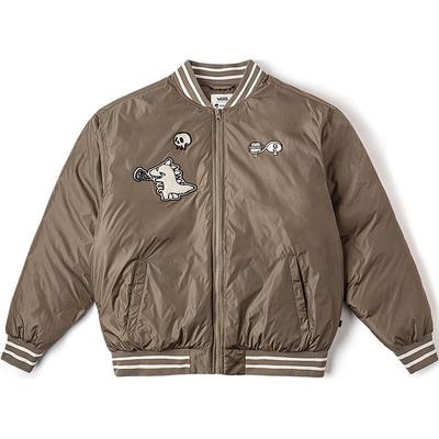 Vans X Hirono Модный удобный повседневный пуховик унисекс верхняя одежда коричневый VN000KPM9JC