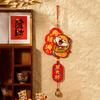 Традиционный китайский кулон Года Змеи, подвеска с иероглифом Фу, украшение для дома, гостиной