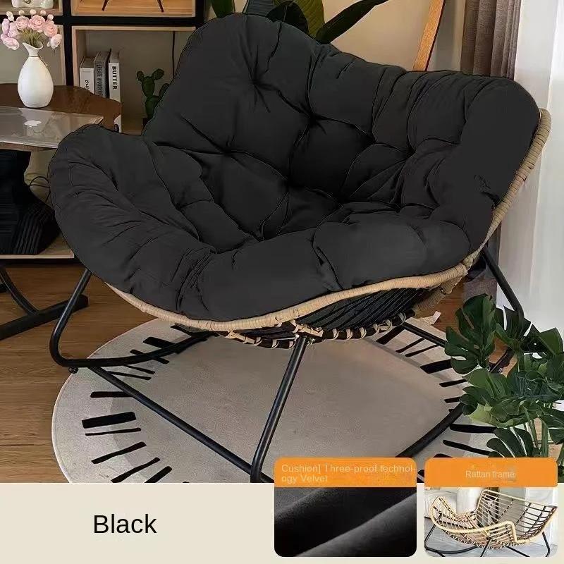 X&D Human Bird Nest Rattan Плетение Кресло-качалка Диван для отдыха Домашний балкон Односпальный ленивый диван Кресло-качалка Кресло-качалка из ротанга Может спать