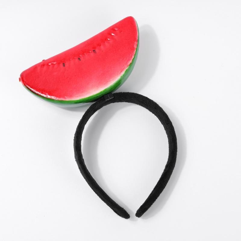 Креативные 3D-ободки для волос с овощами: Аксессуары для волос из моркови, перца, баклажана и зеленых овощей для женщин