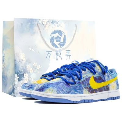 Кроссовки Dunk Kaleidoscope, Starry Night, Сумка для покупок, Износостойкие, Низкие, Для скейтбординга, Унисекс, Синие DV0833-400(Team113-BOX)