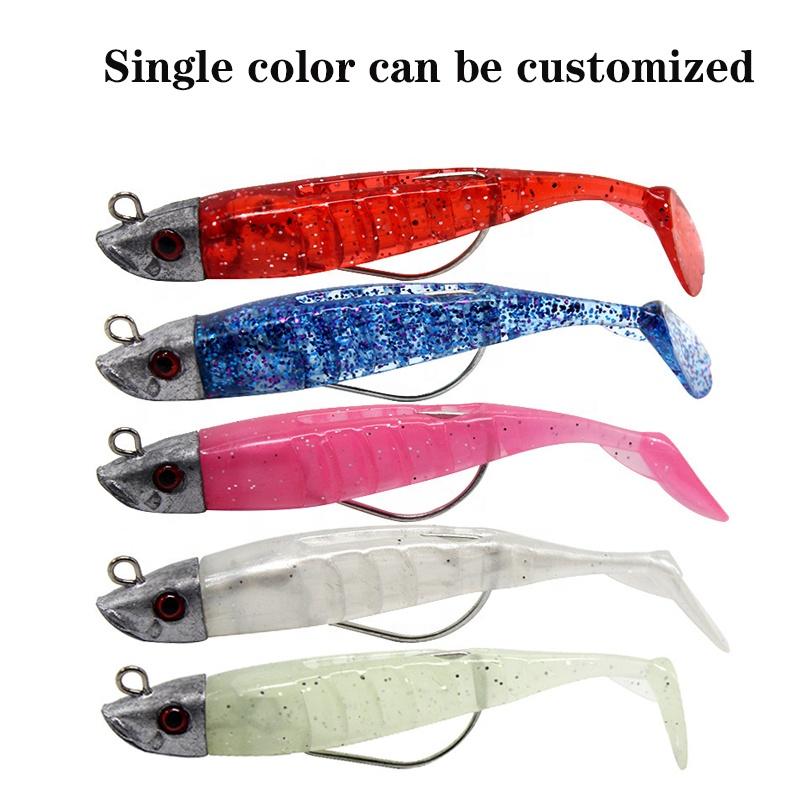 HOWELL New Arrival 130mm 5.1in 26g Fishing Lures Bait Artificial Soft Lead PVC Silicone Rubber Tackle