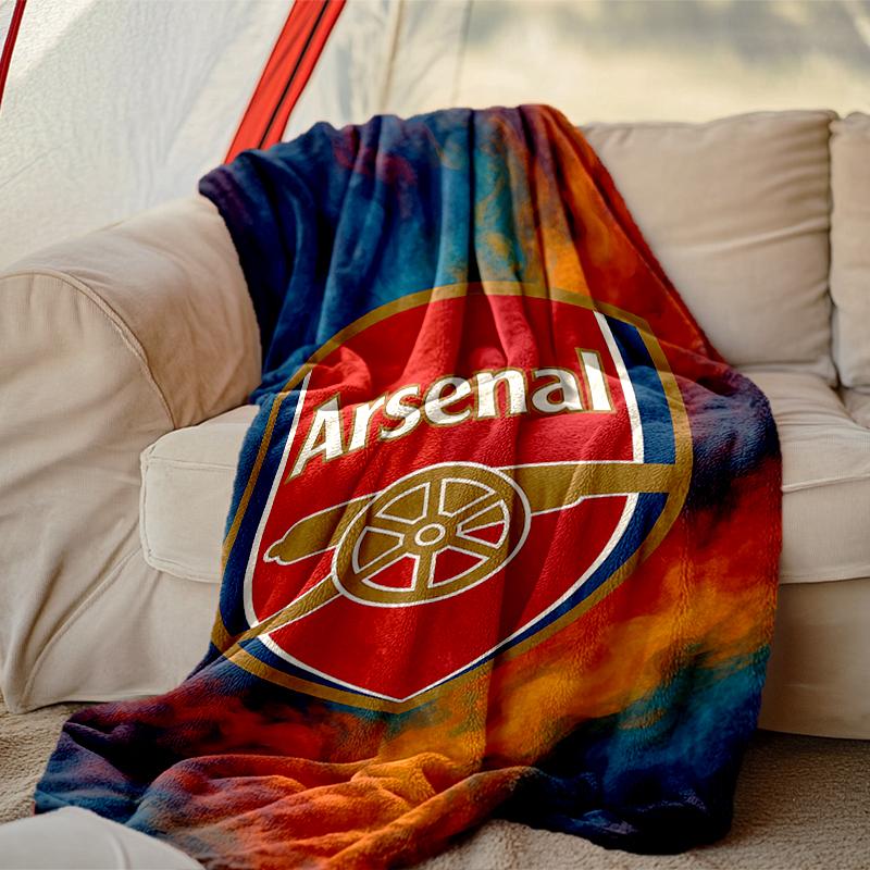 1pc Snug Football Club Blanket, Lightweight & Durable Print Blanket, Perfect for Home, Couch, Bed, Picnic, Travel, Office