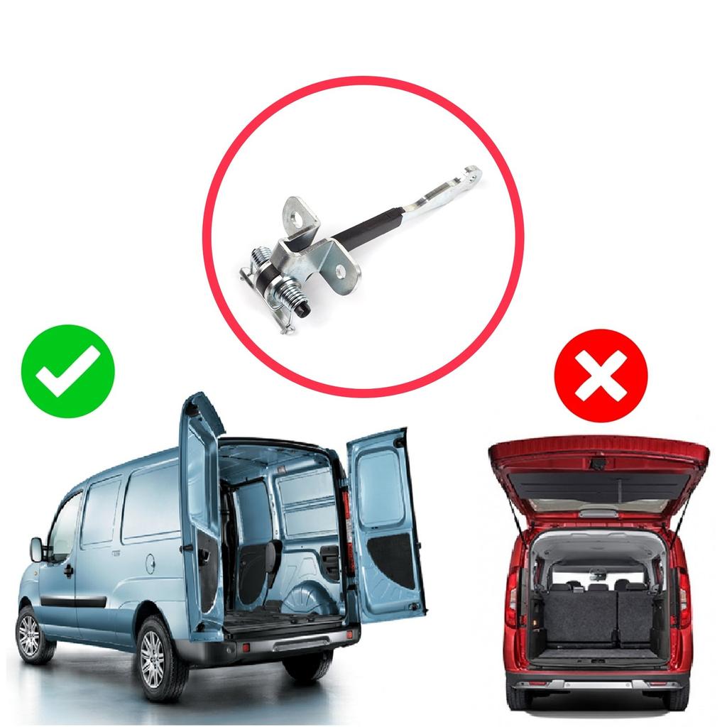 BDP1270-1 2 Pieces Left AND Right Trunk Door Hinge Stop Check Strap Limiter for Fiat Doblo MPV Van Cargo MK1 119 223 2001-2010 46790818