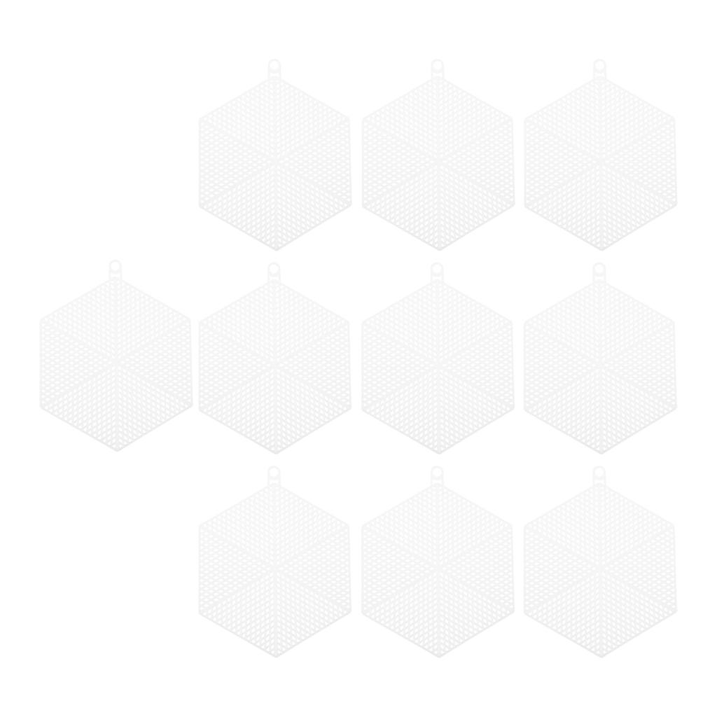 18Pcs White Plastic Mesh Sheets Embroidery Grid DIY Yarn Craft Canvas for Cross Stitch Knitting Projects Plastic Mesh Sheets