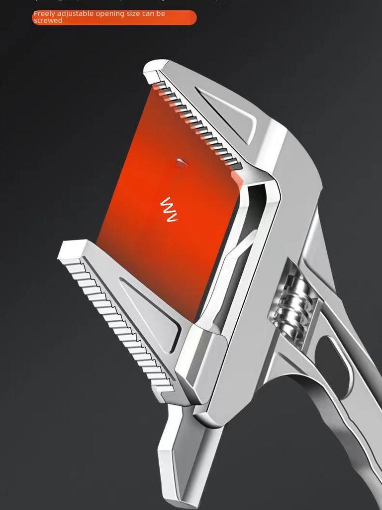 Гаечный ключ для ванной комнаты из алюминиевого сплава с большим отверстием, короткая ручка для универсального монтажа/ремонта кранов и клапанов