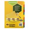 Marbig Manilla Erasable Dividers (A4) (10 Tab)