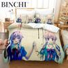 Yuno Gasai Mirai Nikki Комплект постельного белья Single Twin Full Queen King Size Комплект постельного белья Aldult Boys Bedroom Duvetcover Sets Anime Bed