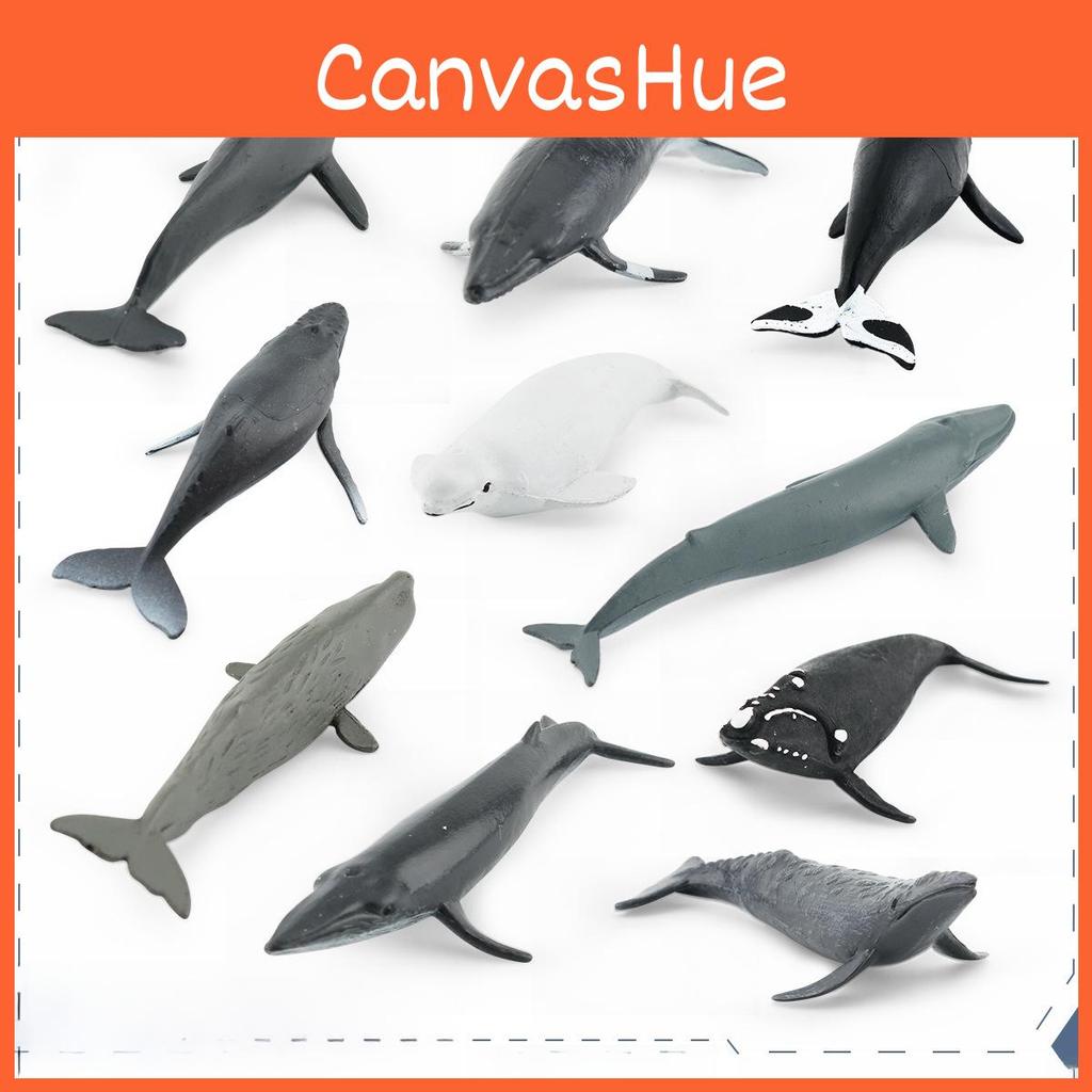 Морское Животное Белуха И Кит Реплика Модель Набор ПВХ Игрушка Для Декора Аквариума