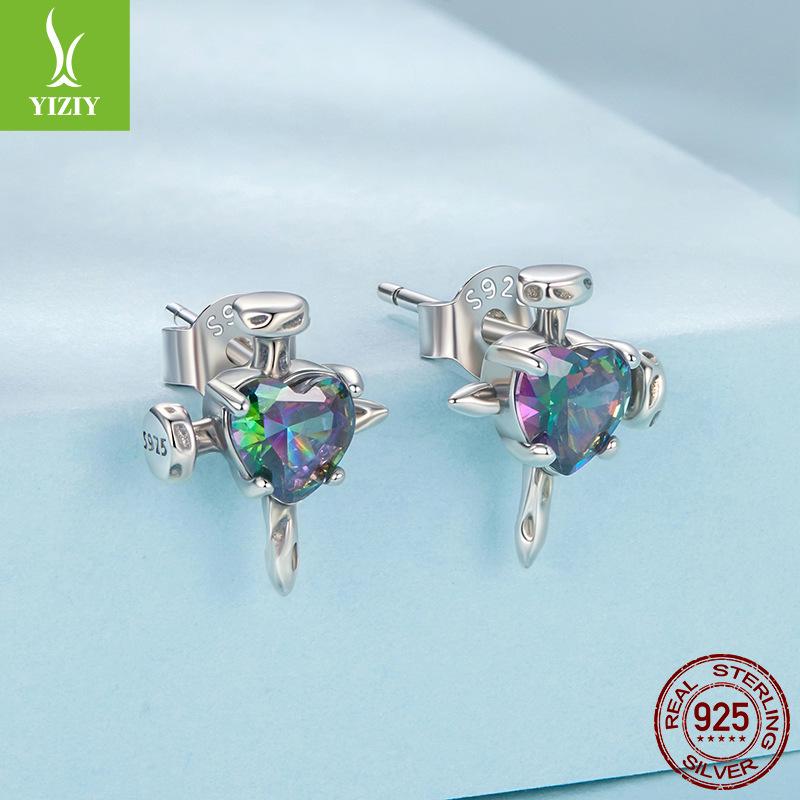 Персонализированные ретро серьги-крестики для влюбленных, мужские и женские, нишевый тренд, серьги из стерлингового серебра S925