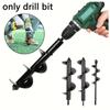 Auger Bit Sets for Planting, Garden Auger Drill, Flower Bulb Quick Planter, Auger Umbrella or Post Hole Digger