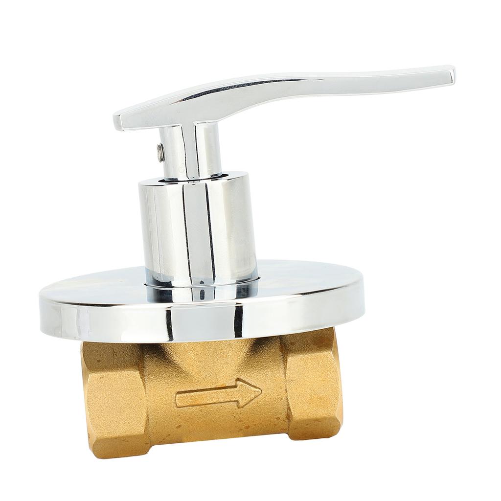 1/2 Angle Valve Copper Leakage Proof Concealed Installation Water Stop Valve for Kitchen Bathroom