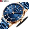 New Top Men's Watch Stainless Steel Strap Japanese Movement Men's Business Steel Belt Watch