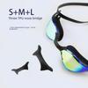 Adult Anti-Fog HD Swimming Goggles - Professional Racing & Training, Comfortable Silicone, Waterproof, Electroplated Lenses.