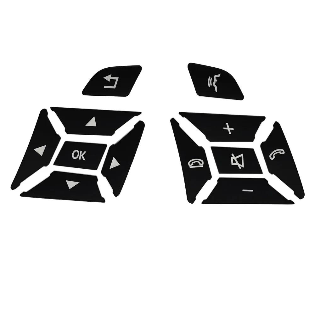 Декоративная наклейка на руль кнопки переключателя для Mercedes Benz ABCE Ml Gl Cla Gla Glk Sl Class W176 W212 W204