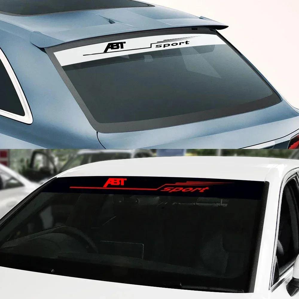 Car Exterior Front Window Sticker Windshield Sport Decals for Volkswagen VW ABT Badge Logo Vinyl Film Waterproof Accessories hl2