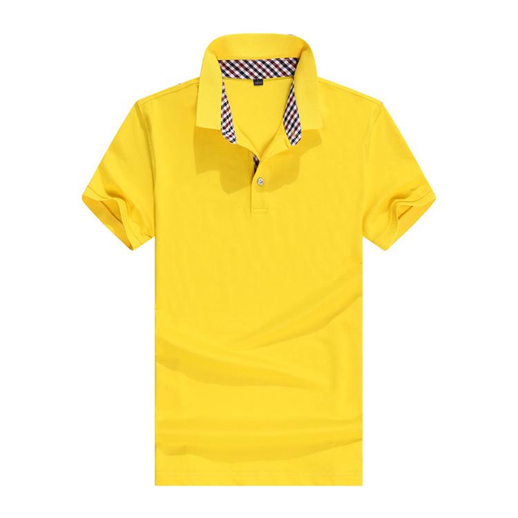 GDS P003 40 поло в клетку с внутренним жемчужным воротником мужское