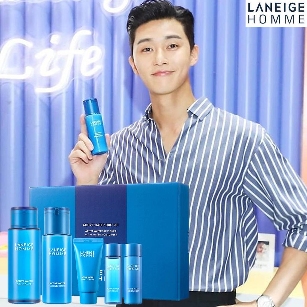LANEIGE Homme Active Water Duo Men Set AUTHENTIC STORE