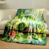 Snails' Garden Adventure print blanket soft and cozy perfect for the living room bed sofa or a nap,gift