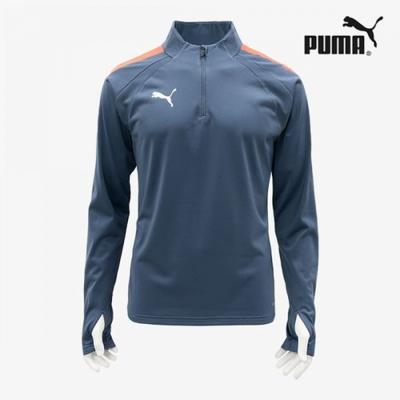 Галерея Puma Teamley футболка с длинным рукавом и застежкой-молнией на половину длины спортивная одежда 65749253