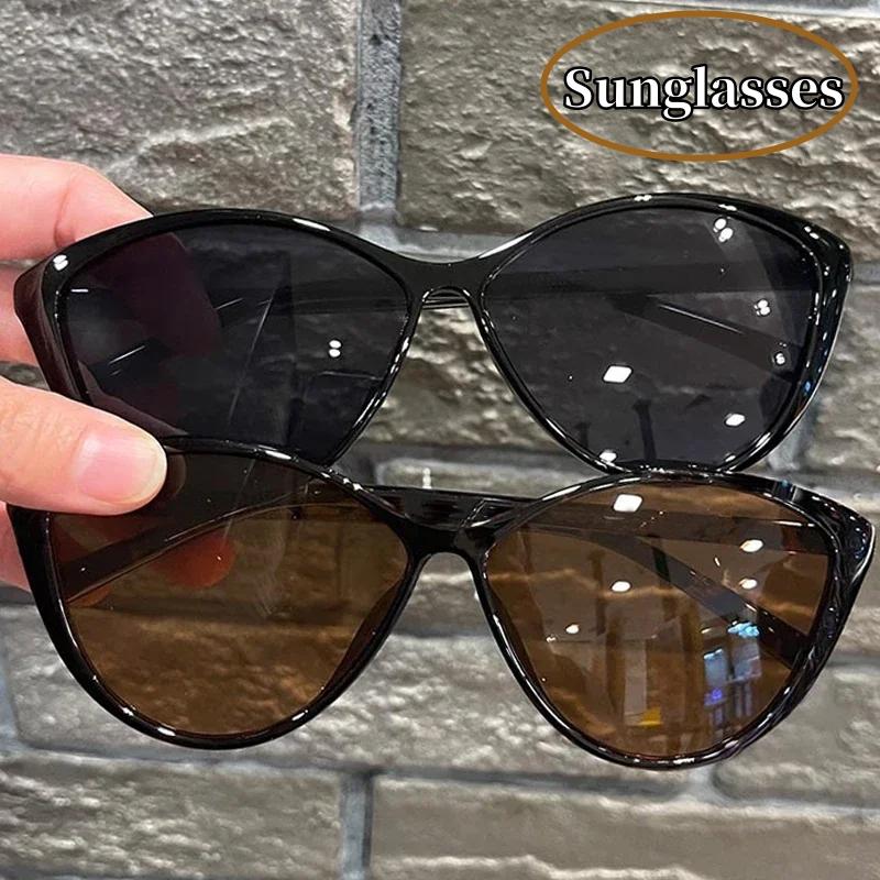 Women's Trendy Vintage Sunglasses Outdoor Travel Sun Shades Eyeglasses Unisex Ultraviolet Rays Protection Sun Glasses Óculos