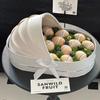 Коробка для бэби-шауэра Цветочная коробка Свадебное торжество Романтический контейнер Упаковочный пакет для подарков Цветочная композиция Колыбель Цветочная корзина