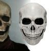 Latex Full Head Skull Mask Helmet with Movable Jaw Party Halloween Prop Headgear