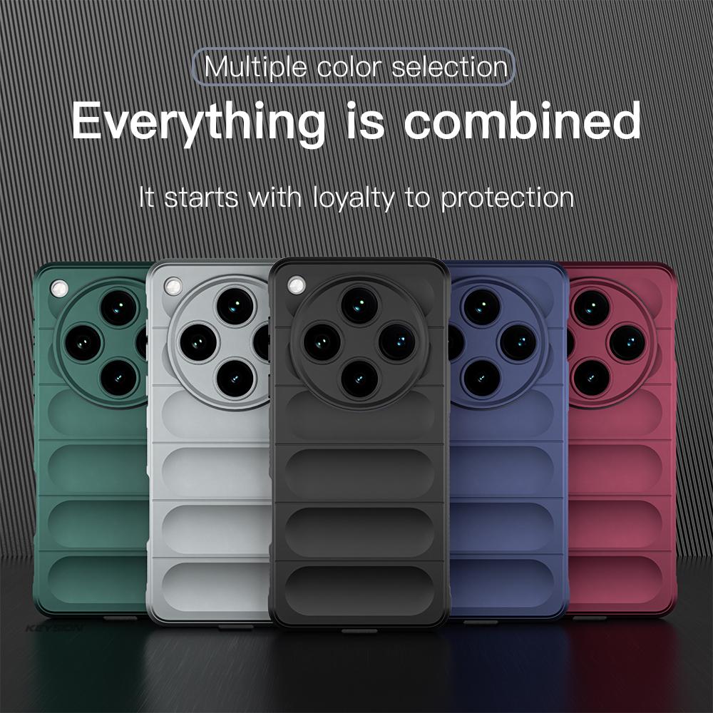 KEYSION Противоударный матовый чехол для OPPO Find X8 Pro 5G Противоскользящий мягкий силиконовый чехол для задней панели телефона OPPO Find X8 Pro
