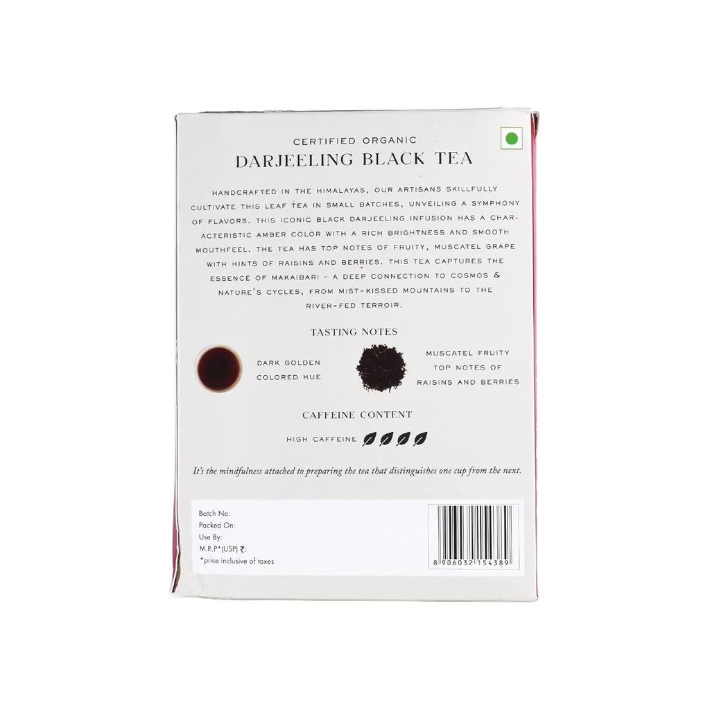 Makaibari Darjeeling Black | 500 Gm Loose Leaf Tea | Monocarton Black Tea