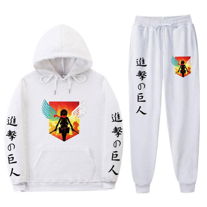 2023 осенне-зимний комплект с капюшоном, толстовка с принтом для мужчин и женщин, унисекс, оверсайз, модные повседневные брюки с длинными рукавами, костюм, одежда