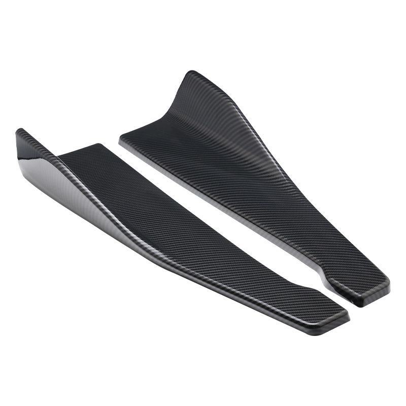 Универсальная защитная пластина для заднего угла 48 см, ярко-черная, украшение для задней лопаты автомобиля - Автозапчасти