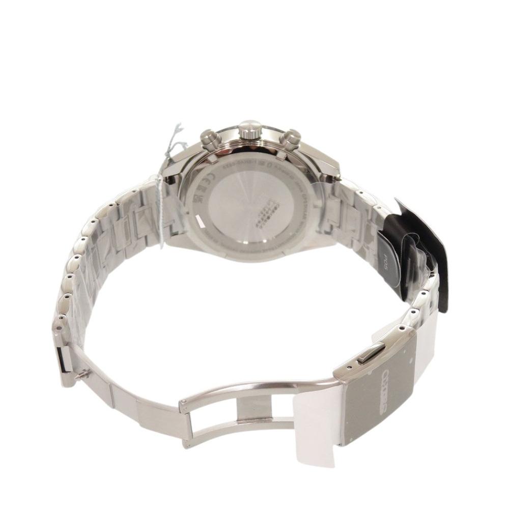 Used AUTHENTIC SEIKO SBED011 5X83-0AH0-1 Prospex Black SS GPS Solar Radio Wristwatch